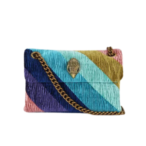 Mini velvet Kensington bag