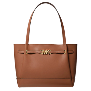 Reed Large Pebbled Leather Tote Bag - Brown Color
