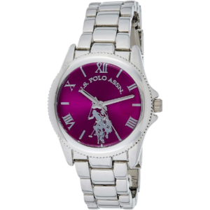 U.S. Polo Assn. Women's usc40134 Analog Display Analog Quartz Silver Watch
