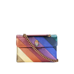 Leather Kensington Bag - Dark Rainbow