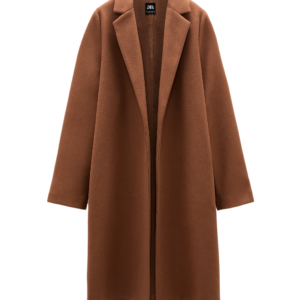 Lapel Collar Coat - Mid Camel