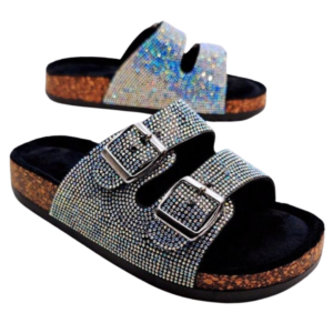 Thick soled Bling slide