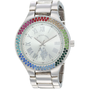 U.S. Polo Assn. Women's USC40137 Analog Display Quartz Silver Watch
